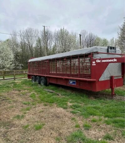 28ft Gooseneck Cattle Trailer
